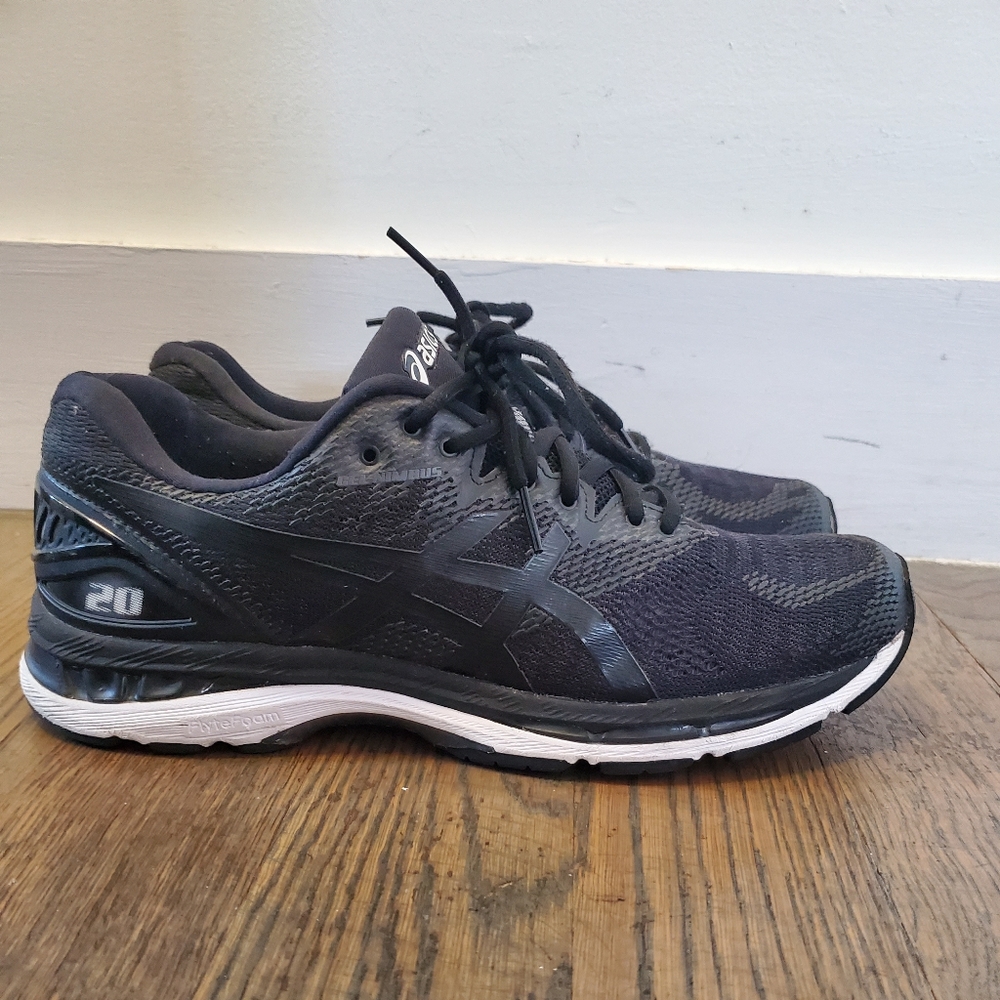 ASICS Men's GEL-Nimbus 20 Running Shoe (Black) , Size: 10
